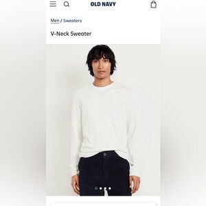 V-Neck men’s sweater from Old Navy